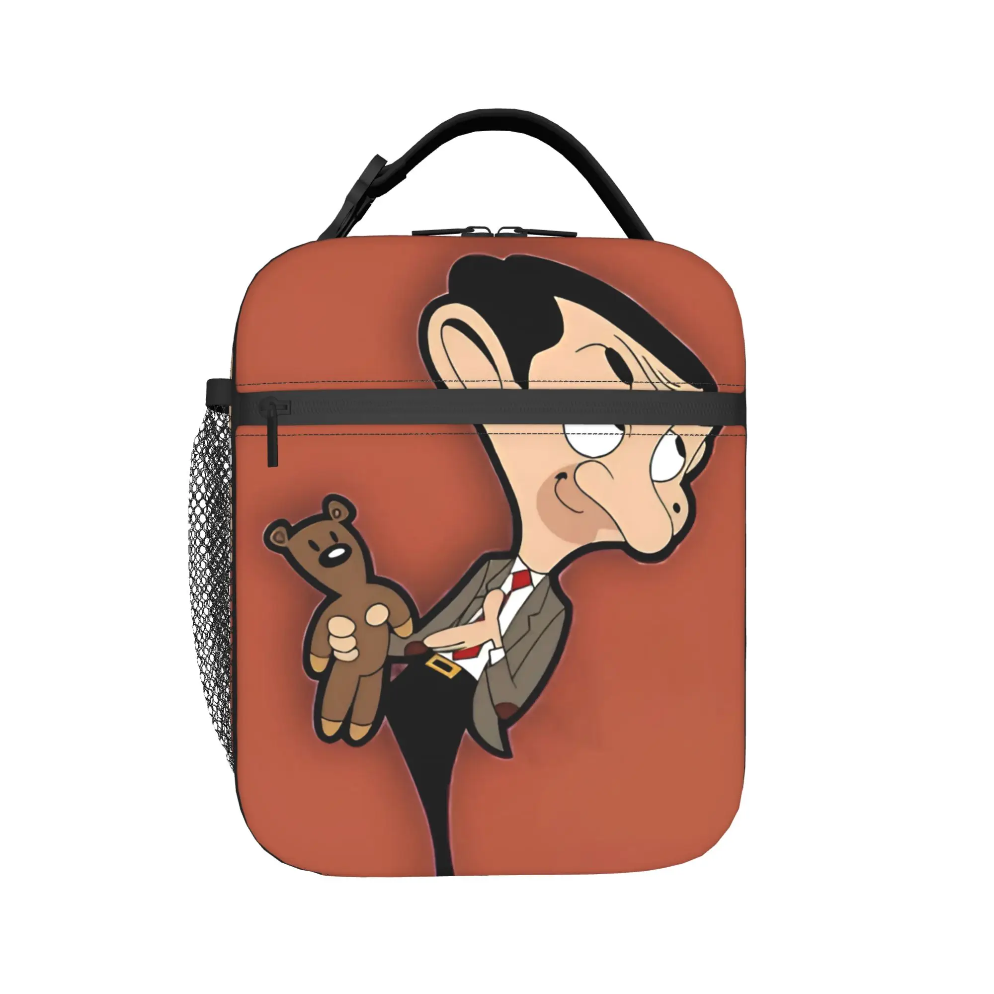 Mr. Beans Insulated Lunch Bags High Capacity  Reusable Cooler Bag Tote Lunch Box School  Picnic Food Handbags