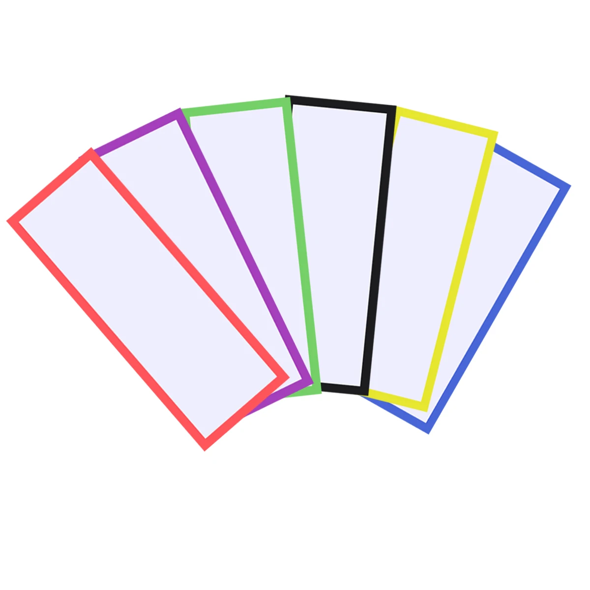 

Magnetic Labels Stickers Reusable Erasable Tags Whiteboard Fridge Decor Custom Blank Chalk Board Creative Label Folder Tab