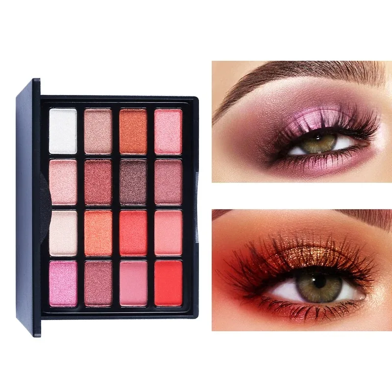 POPFEEL Nude Eyeshadow Palette - Matte en Shimmer Makeup, Hooggepigmenteerd romig oogschaduwpoeder, Creëer een neutrale ooglook,