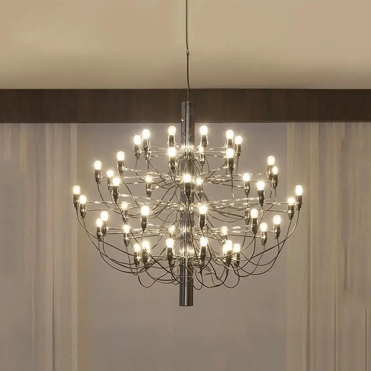 

Creative living room, hotel villa lamps, duplex staircase, exhibition hall, chandelier lamps aesthetic