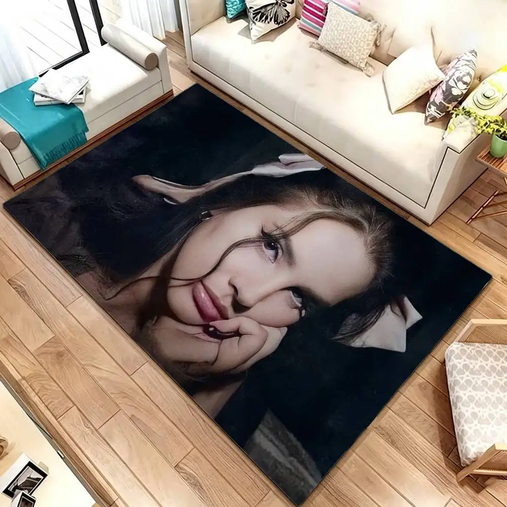 Singer L-Lana Del Rey Floor Mat Bathroom Absorbent Mat Rugs Simple Door Dirt-resistant Mat Home Kitchen Mat