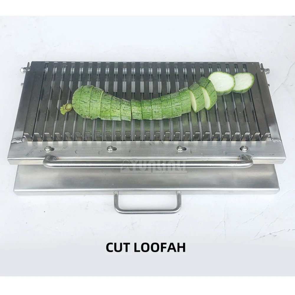 

Stainless Steel Vegetable Slicer Manual Chili Peppers Cutter 8mm/15mm Kitchen Tool