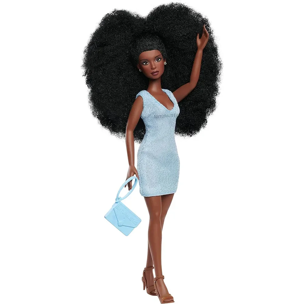11.5-inch Grace Fashion Doll and Accessories with 4B Pattern Barber Brown Skin Collection Doll
