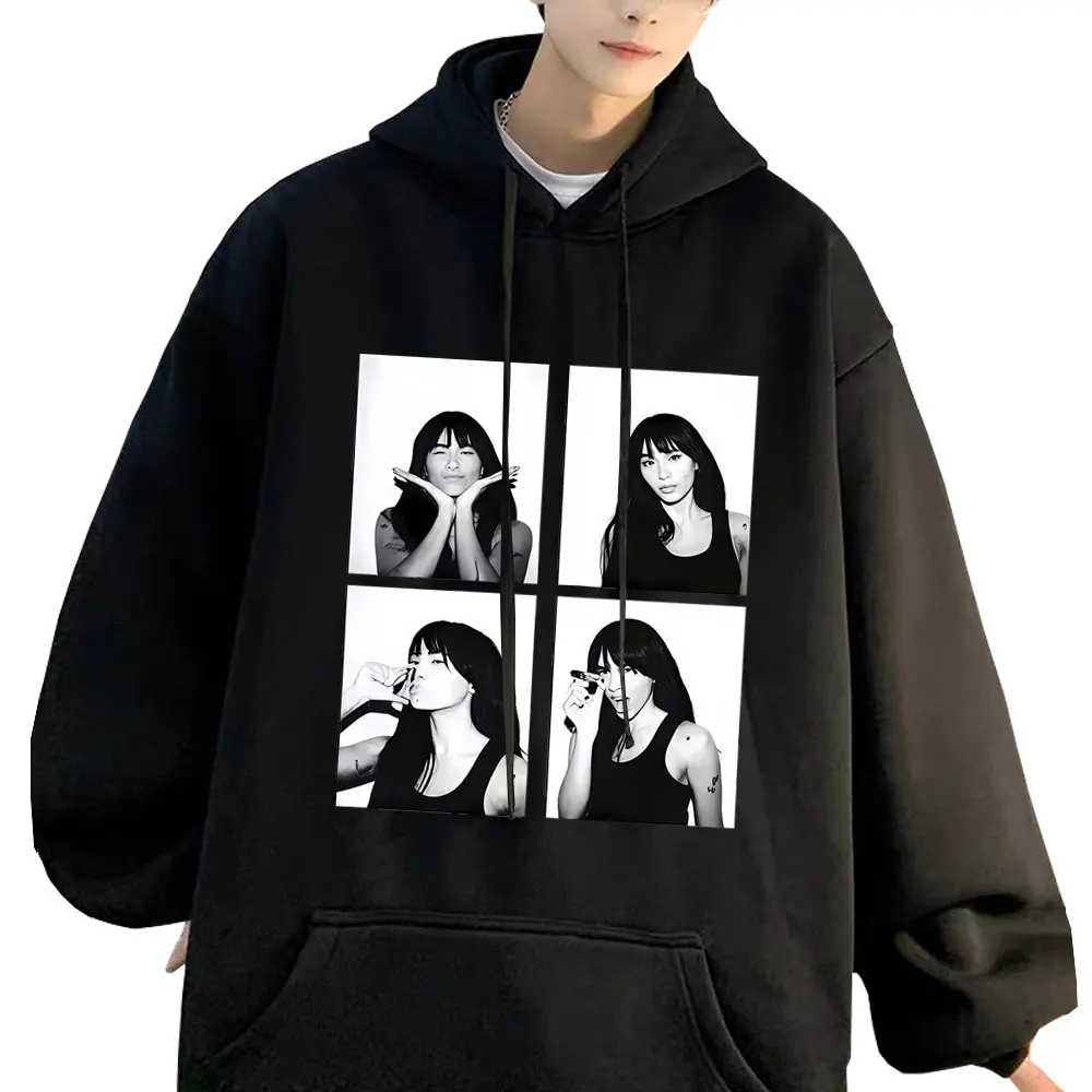 

Hot Singer Aitana Face Graphic Hoodie CUARTO AZUL World Tour 2026 Merch Pullover Hoodies Men Women Fashion Pop Music Streetwear