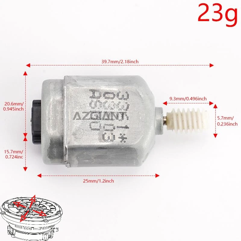 AZGIANT for 1997-2000 Lexus JZZ30 SC300 SC400 Side Mirror Adjust Actuator Motor DC 12V Engine Auto Spare Parts 3361 03H03 ASMO