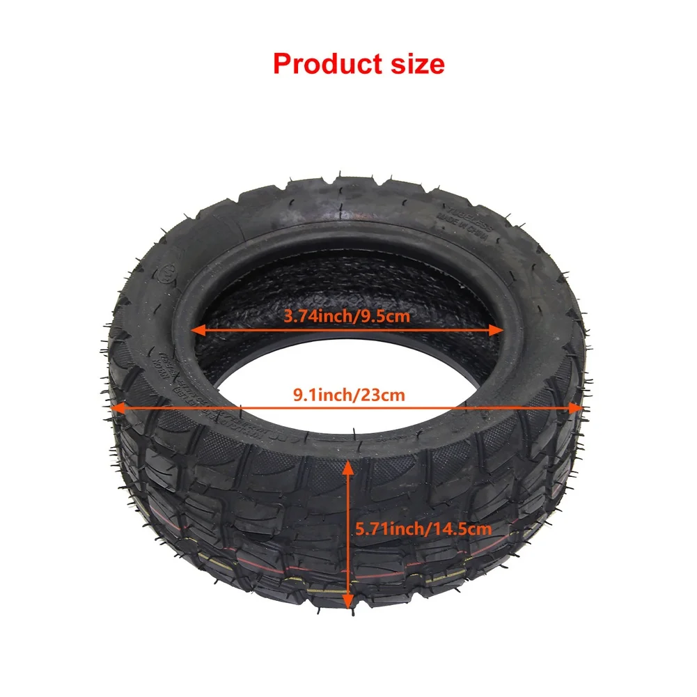 90/55-6 Tubeless Tires Thickened Rubber Off-Road Anti-Slip Deep For Tread Puncture Resistant Wheel For Electric Scooter Parts