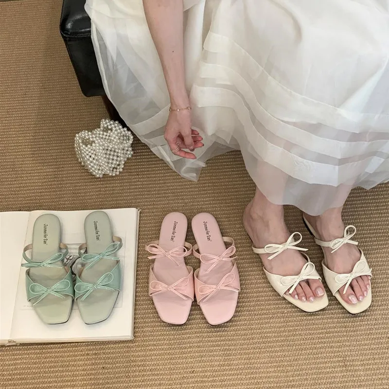 

Bailamos/2020 летние брендовые женские тапочки, модные женские повседневные шлепанцы без шнуровки, мягкие уличные пляжные шлепанцы на плоском каблуке Mujer