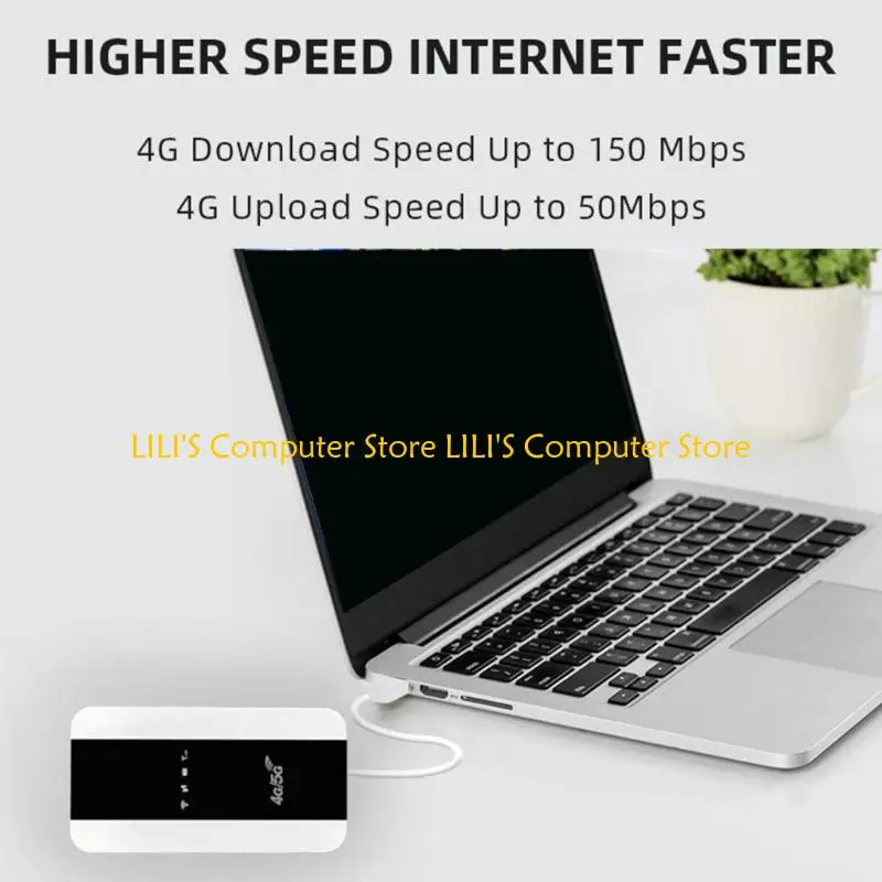 موجهات A52B المحمولة 4G LTE WiFi لأوروبا وآسيا والسفر واتصالات الأجهزة المتعددة وتصميم ABS وبطارية طويلة #5