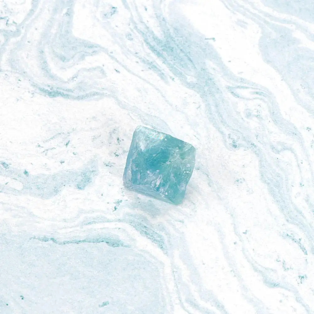 

Rock Lot Jewelry Rough Clear Accessory Natural Blue Fluorite Crystal Point Mineral Specimens