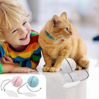 Smart Cat Ball Intelligent Toys Ball Build-in Led Light Creative Wear Resistant USB Rechargeable Rolling  Gift Cats pet supplies