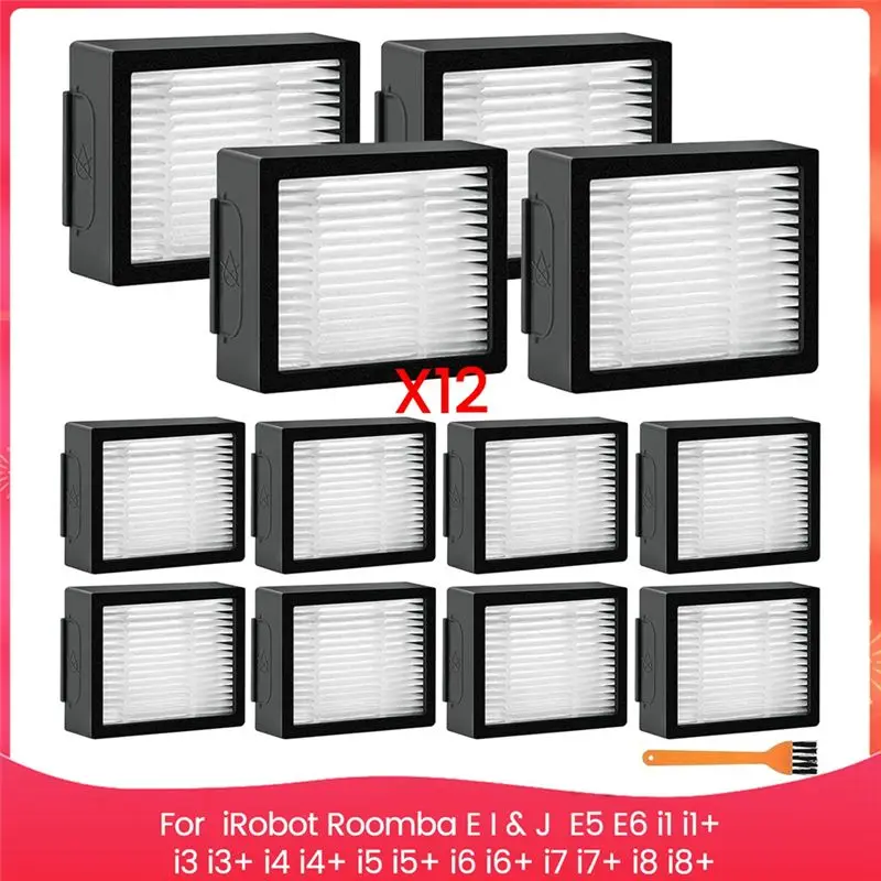 

A24F-Hepa Filter Replacements For Irobot Roomba E I & J Series E5 E6 I1 I1+ I3 I3+ I4 I4+ I5 I5+ I6 I6+ I7 I7+ I8 I8+ Parts