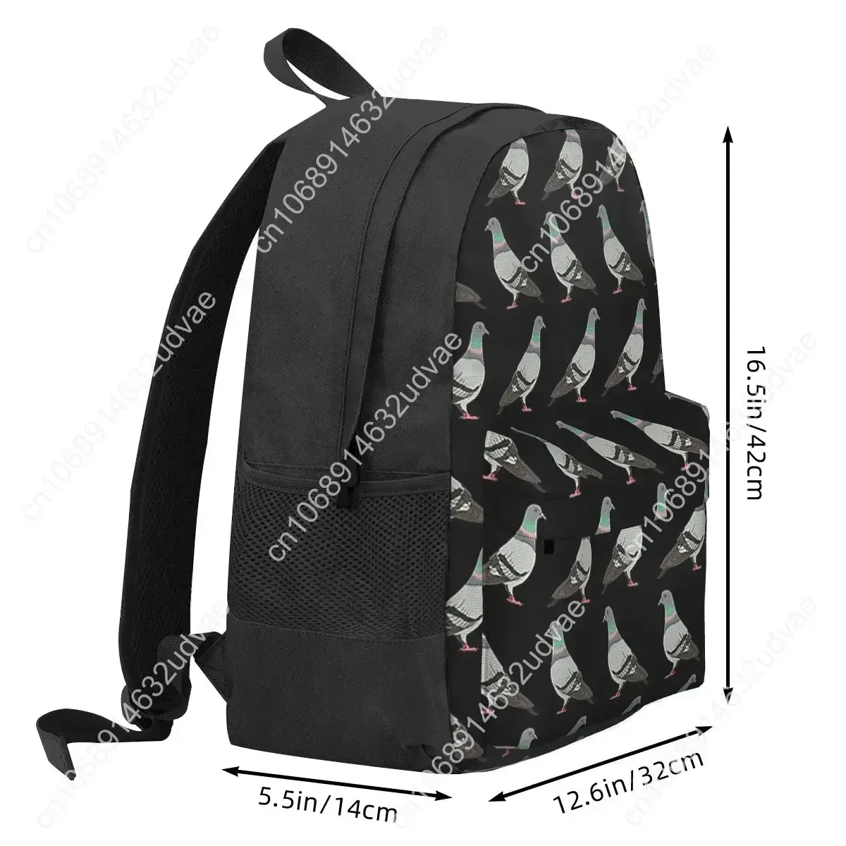 Pigeon Walk Backpacks Bookbag School Bags Cartoon  Rucksack Travel Rucksack Shoulder Bag Large Capacity