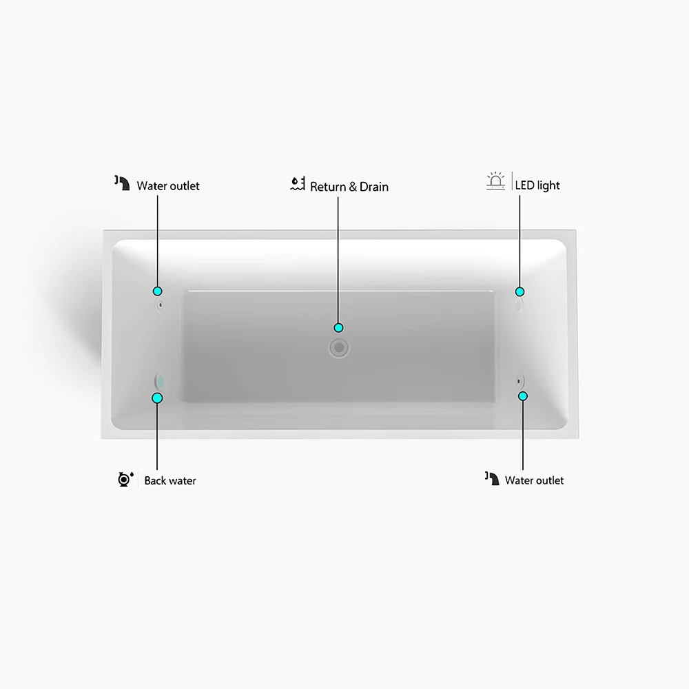 Acrylic cold bath, athlete's ice bath, independent ice bath, indoor and outdoor dual-use