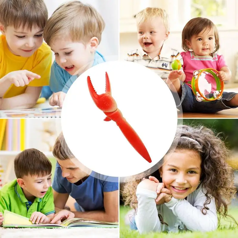 Crab Pencil Supplies Ballpoint Pen With Crab Claw Design Ink Pen For Kids School Supplies Unique Pens With Smooth Writing For