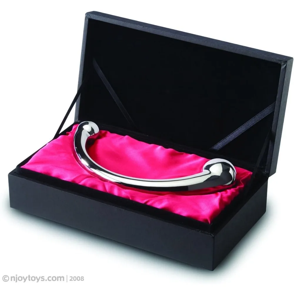 عصا معدنية G-Spot للبالغين، 7.5 بوصة، فولاذ مصقول