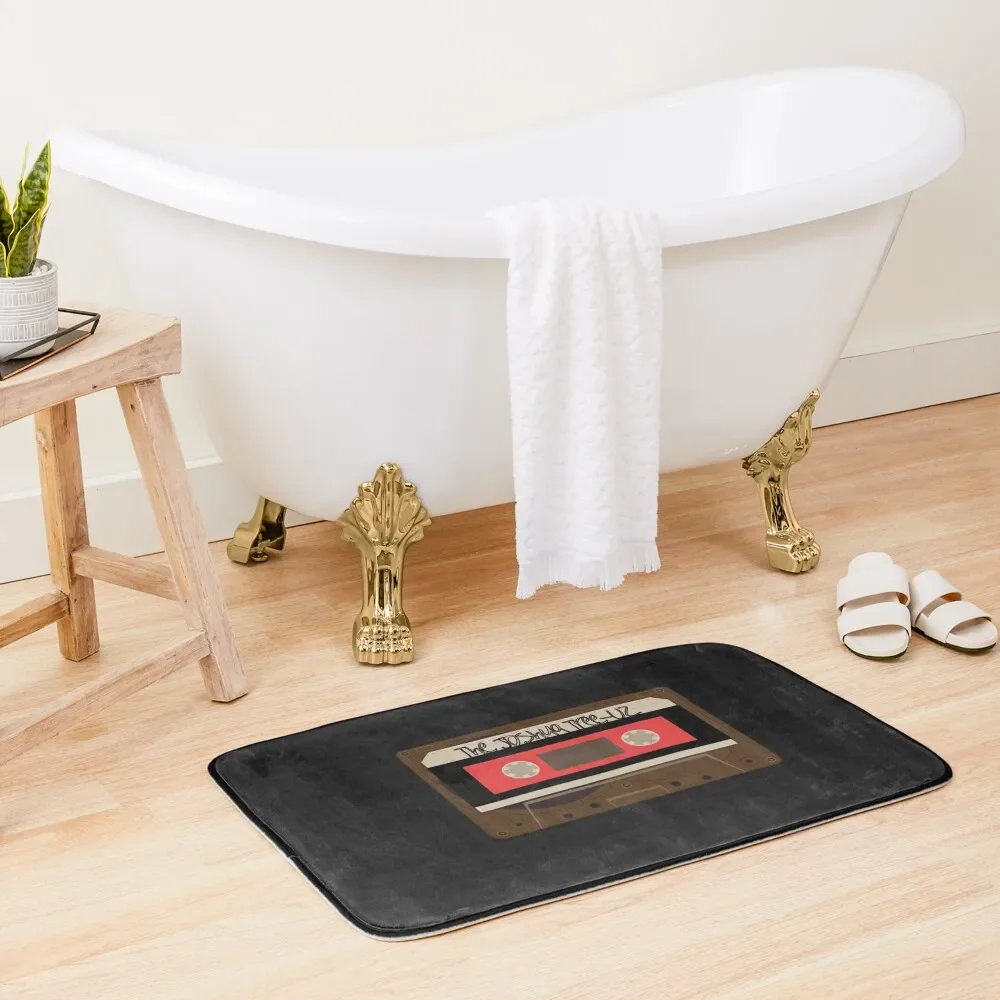 

Vintage Cassette tape, The Joshua Tree- U2 Bath Mat Bathtub Carpet Floors Things For Bathroom Floor Toilet Mat