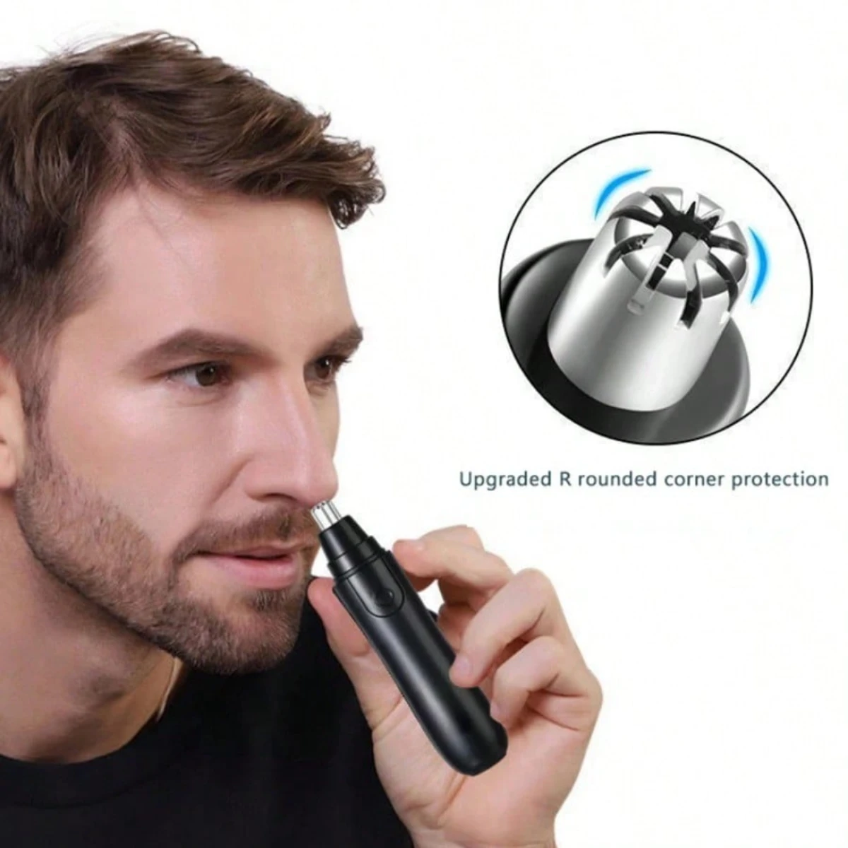 Electric Nose Hair Trimmer Unisex Implement Shaver Clipper Neck Hair Cutter Men's Shaving Tool Portable Clean Trimer