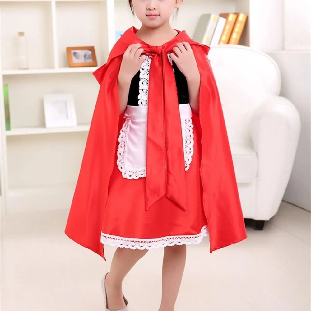 

Performance Halloween Christmas Costumes Dress with Cloak Funny Princess Costume Set Sweet Party 4Pieces Cosplay Costumes Girl