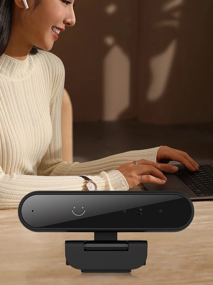 Facial Recognition Webcam 1MP 720P/2MP 1080P for Windows 10/11 USB Computer Webcam Computer Web Camera for Computer Laptop