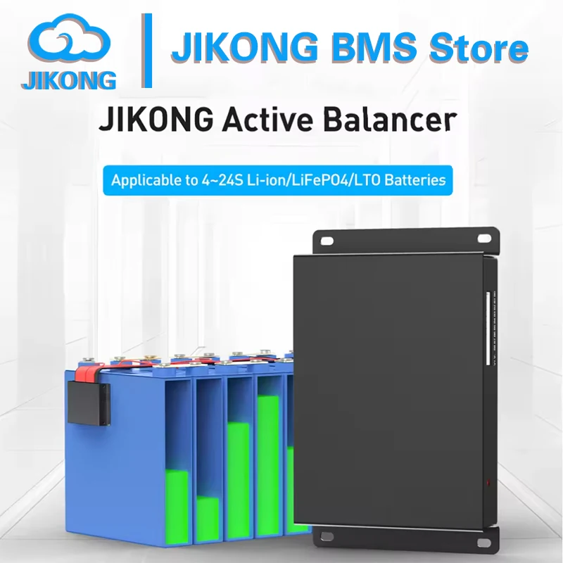 JIKONG JK موازن نشط ذكي 2A 4A 4S 8S 16S 20S 24S تطبيق بلوتوث بطاريات Li-ion LiFePO4