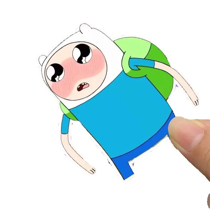 50PCS 모험 시간 만화 애니메이션 수하물 스쿠터 노트북 낙서 스티커 장식 장난감