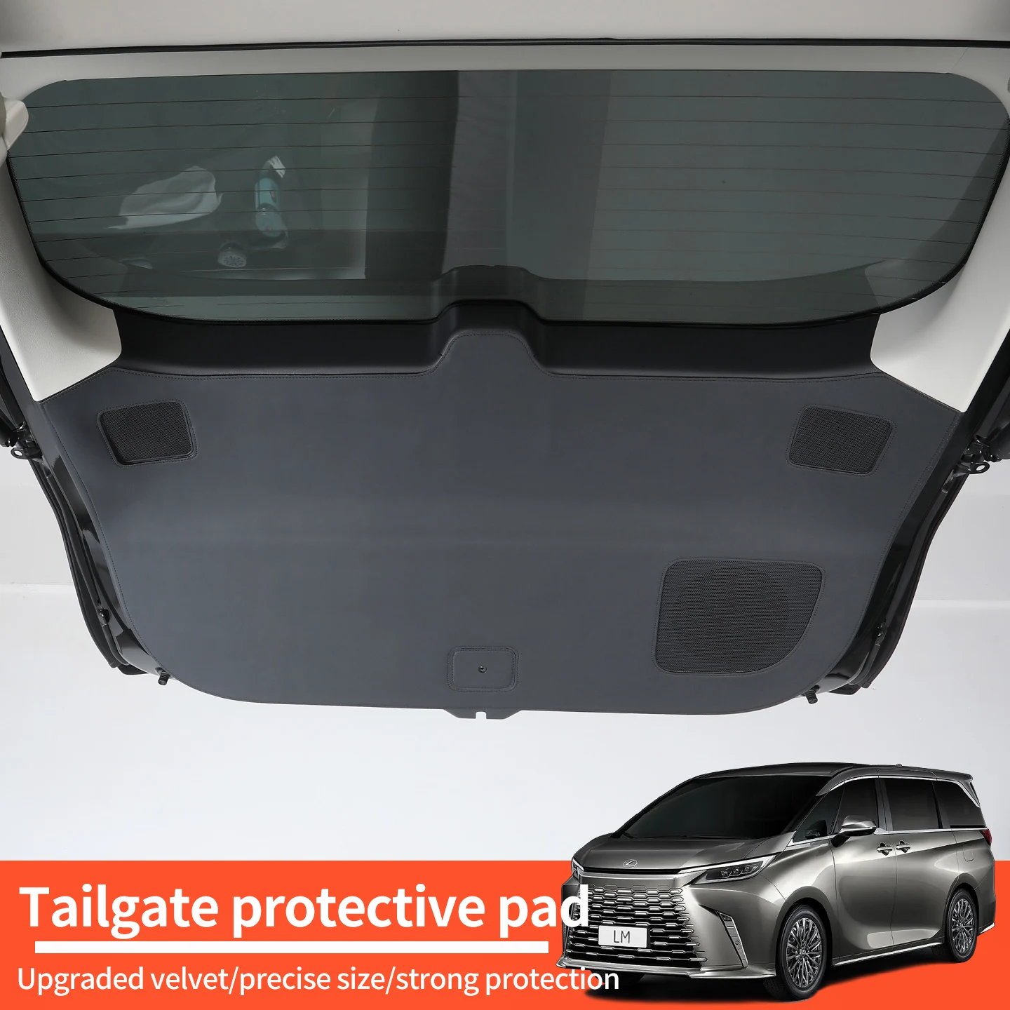 

For 2023-2025 Lexus LM350h LM500h rear trunk protection sticker and tailgate protection pad Interior modification accessories