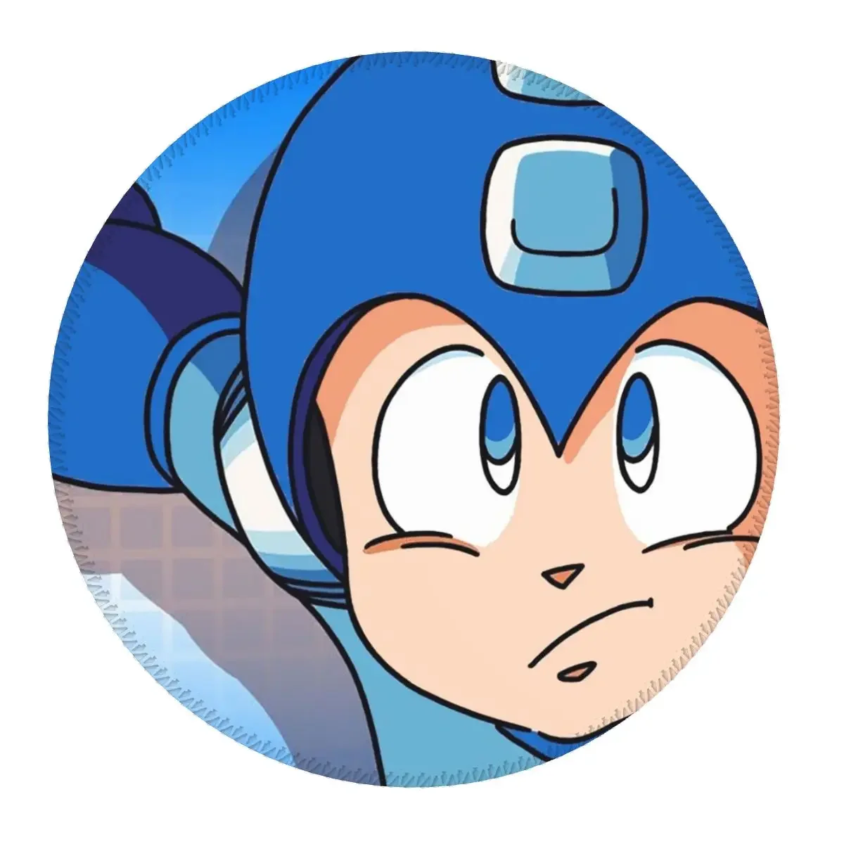 Megaman Video Game Mega Man Round Mouse Pad Computer Keyboard Mouse Mat Gaming PC Desk Mat Office Accessories Table Mats