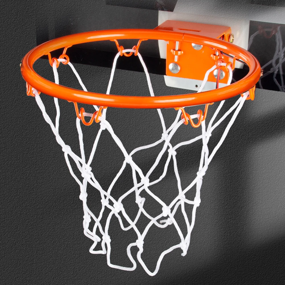 2025, an der Wand montierter Indoor-Basketballkorb, Mini-Basketballkorb aus Metall mit elektrischer Anzeigetafel und LED-Licht, Mini-Reifen