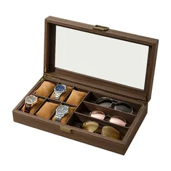 Luxury Wooden 2/3/6/10/12 Grids Watch Box Watch Organizers Wood Holder Boxes for Men Women Watches Jewelry Display