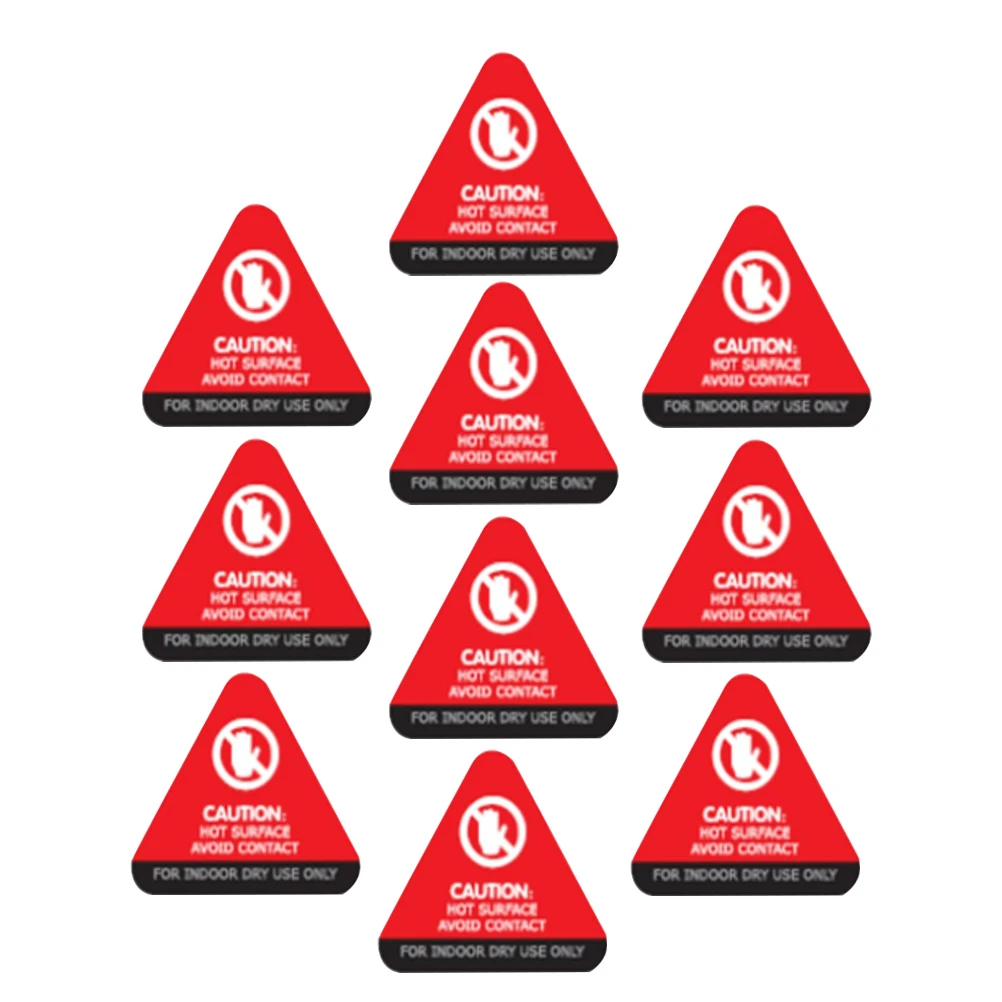 

10 Pcs Anti Scalding Color Change Stickers High Sensitivity Temperature Warning Hot Surface Protection Decal Lighting