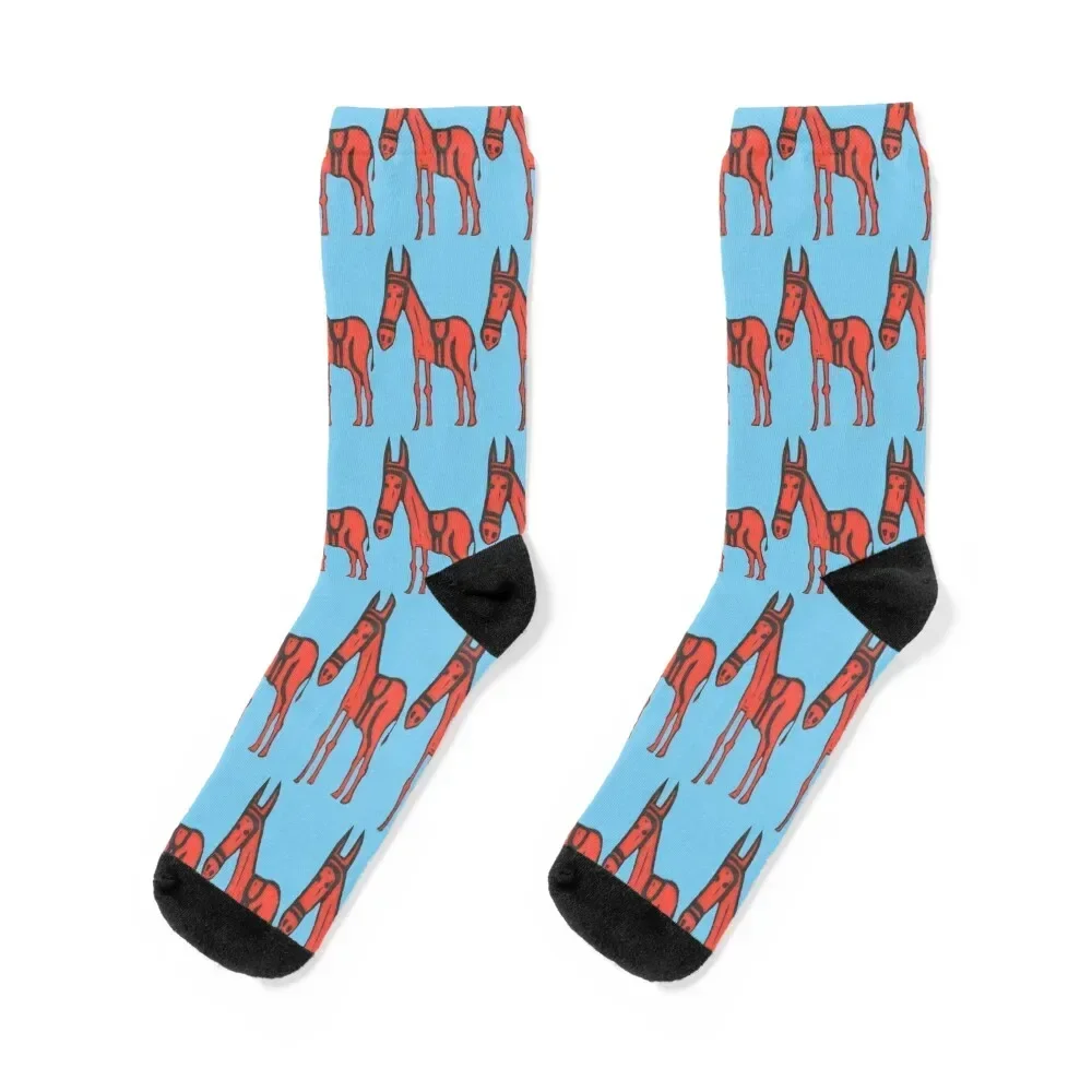 

Donkey Do, Orange. Socks kids Run basketball Socks Female Men's