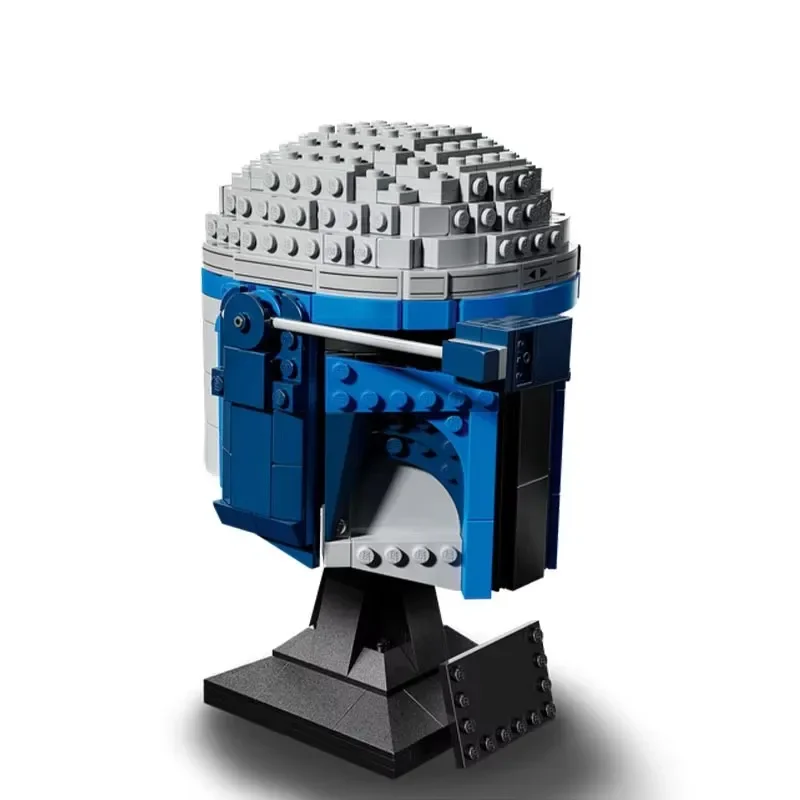 Brinquedos quentes nave espacial guerra kylo ren capacete jango fett capacete bloco de construção tijolo construção compatível 75408 75415 presente adulto criança