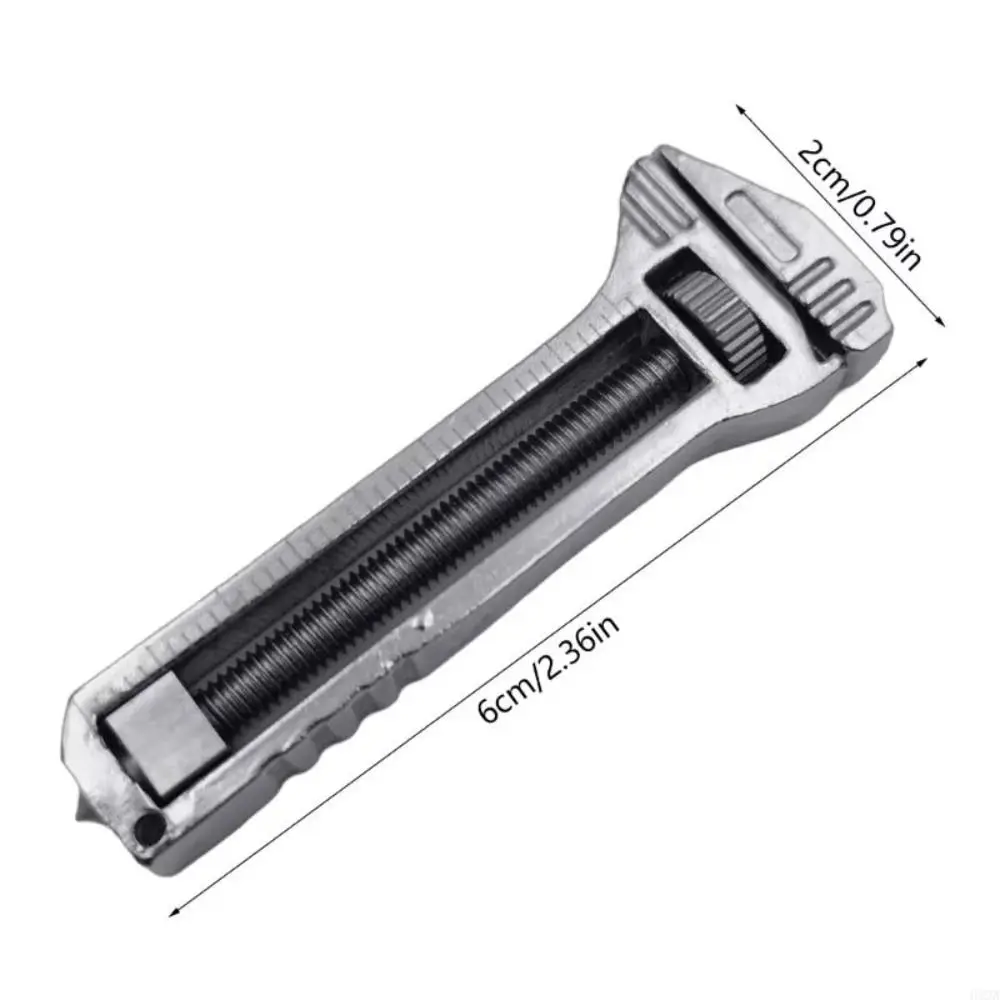Chiavi multiple regolabili con apribottiglie Taglierina Strumento multifunzionale versatile Chiave dinamometrica portatile durevole