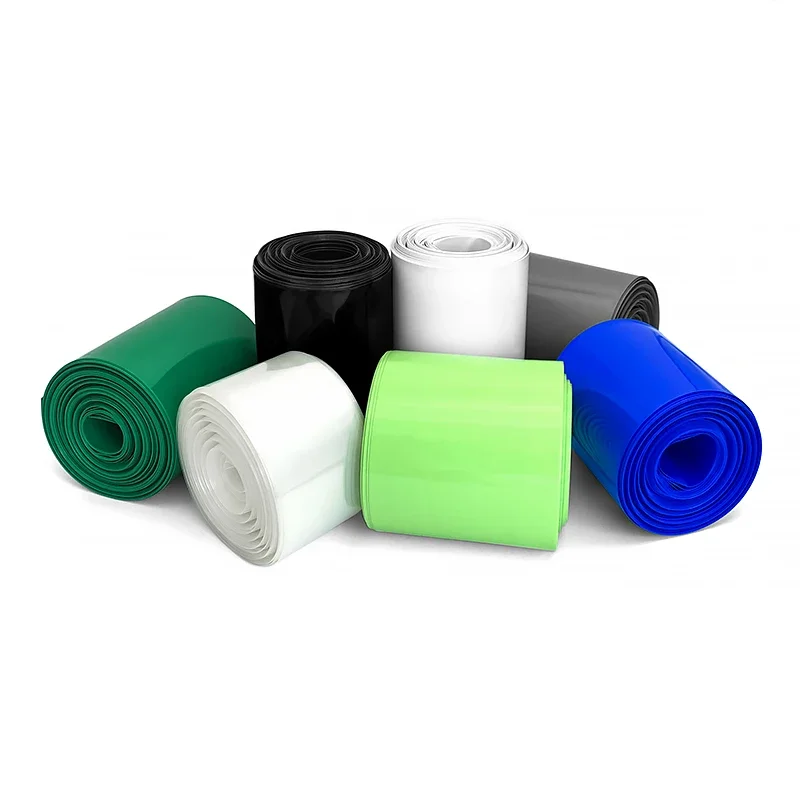30-500mm Wide Anti-Leakage PVC Wrapped Heat Shrink Sleeve Eco Insulated Tubing RC Helicopter Lithium Cell Wire Protection Tubing