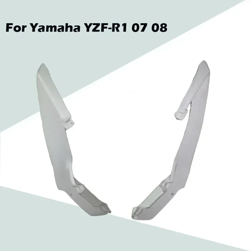 For Yamaha YZF-R1 2007 2008 Unpainted Body Lleft and Right Side Upper Cover ABS Injection Fairing Motorcycle Accessories