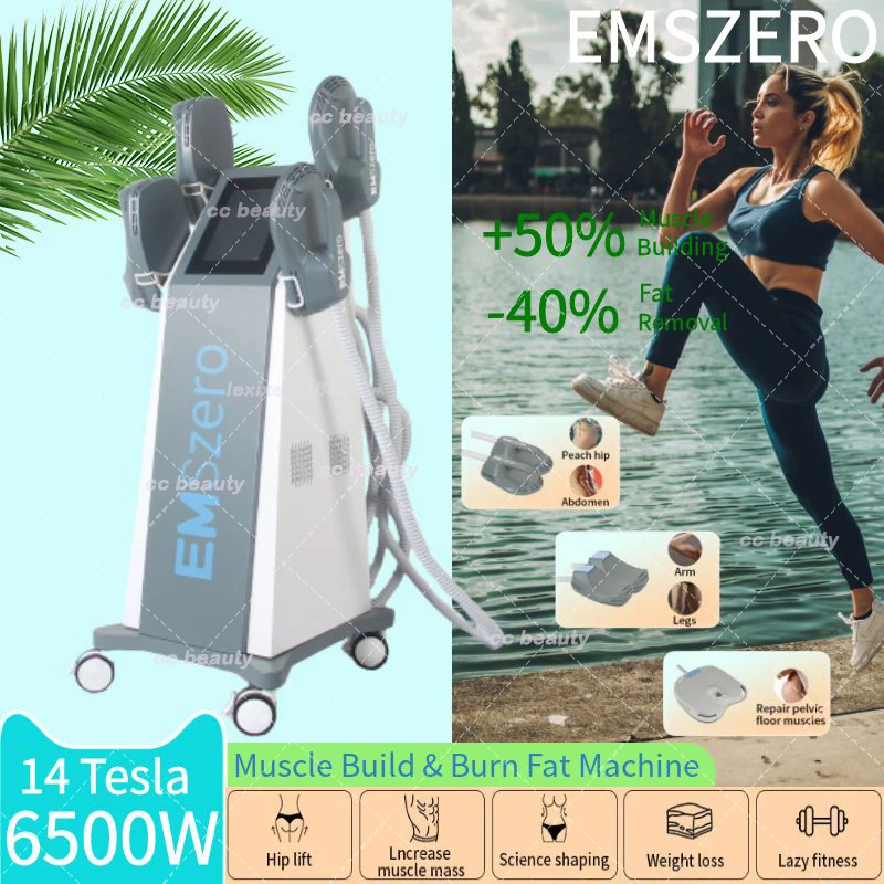 

EMSzero RF Fat Burning Body Shaping Beauty Equipment 6500W HI-EMT body slimming Nova Electromagnetic Muscle Stimulator Machine