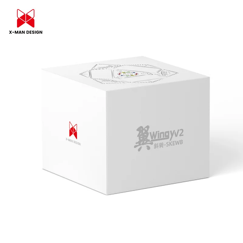 Qiyi XMD Wingy V2 M المغناطيسي ماجيك سرعة مكعب ستيكيرليس المهنية ألعاب متململة X-MAN Wingy V2M Cubo Magico لغز