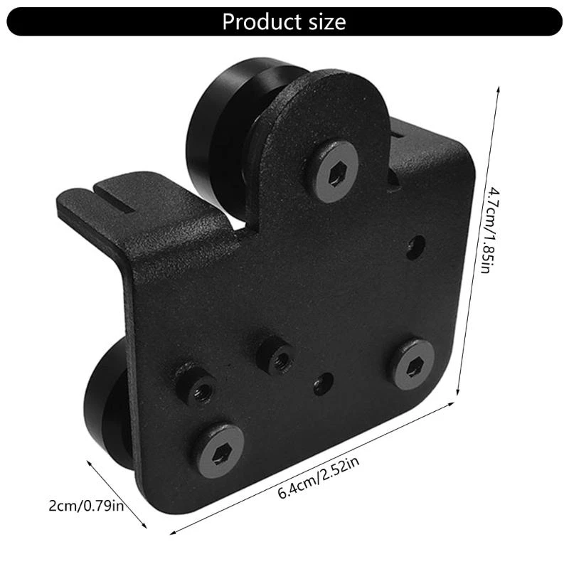 Q5WA High Strength 3D Printer Back Support Plate Compatible for CR 10 Ender 3 Printer Models Backplate Easy Installation
