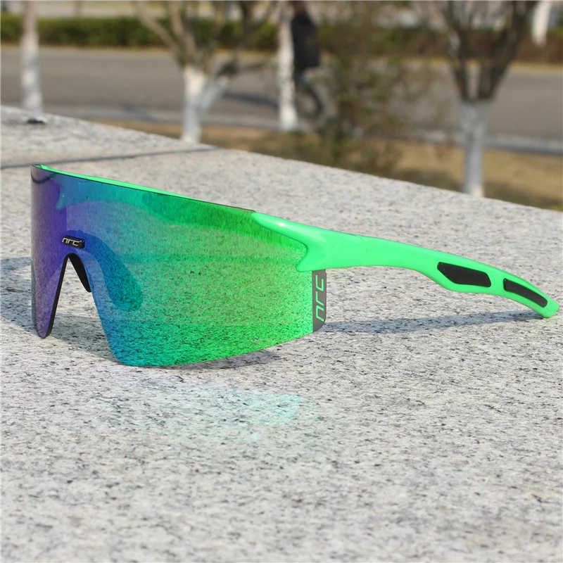 NRC Cycling Sunglasses 1 Lens Black One Size 9