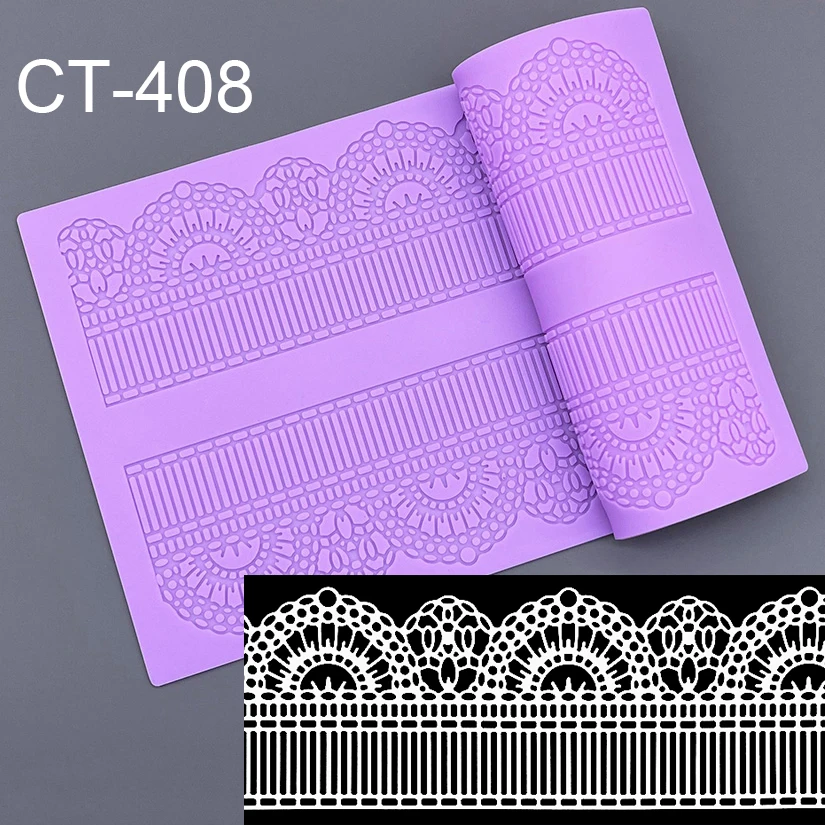 Silicone Mat To Create Sugar Lace Fondant Cake Decorating Tools Baking Mat Embossing Gum Paste Mold