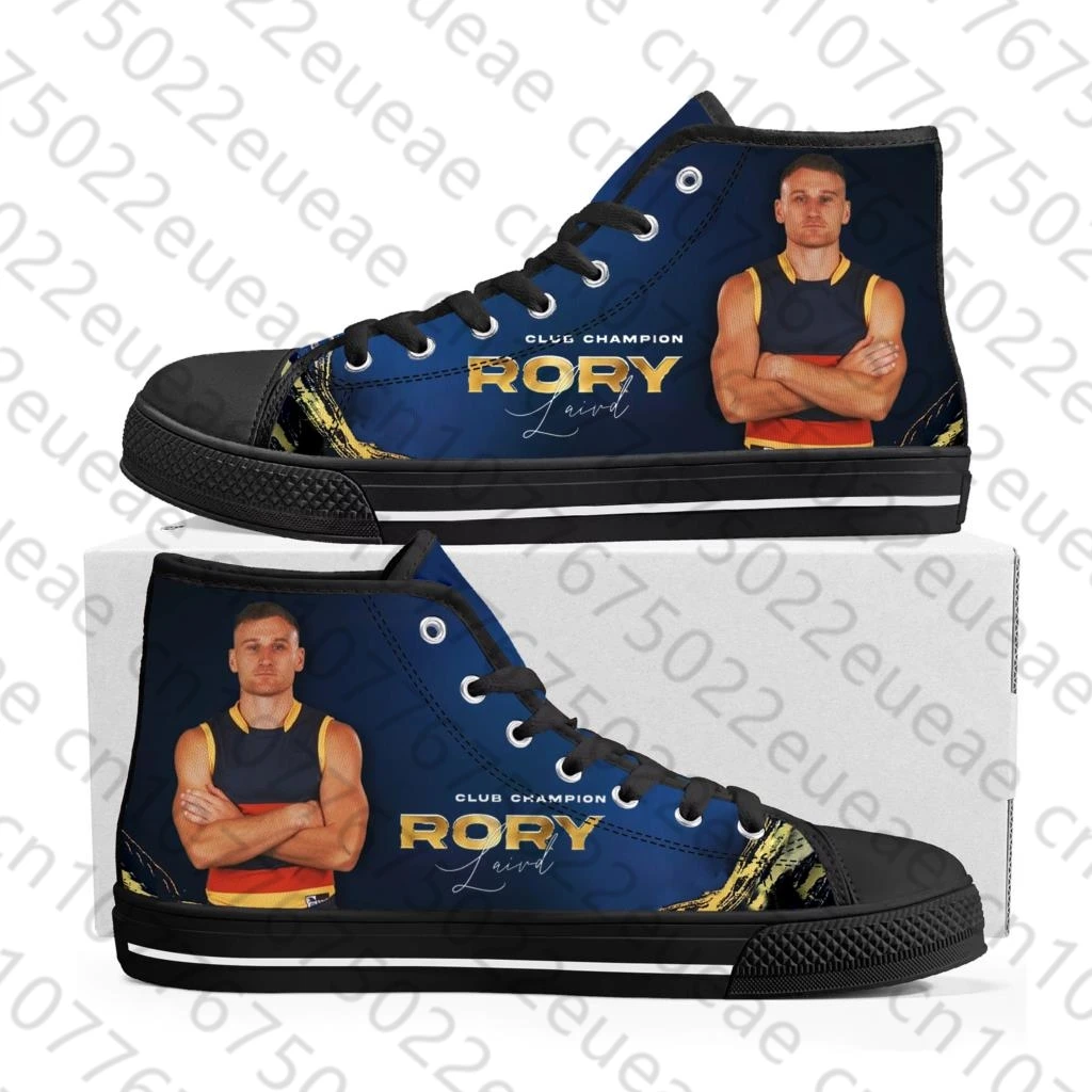 Zapatillas de deporte Adelaide Crows de fútbol australiano para hombre y mujer, deportivas de lona de alta calidad, informales, hechas a medida, DIY