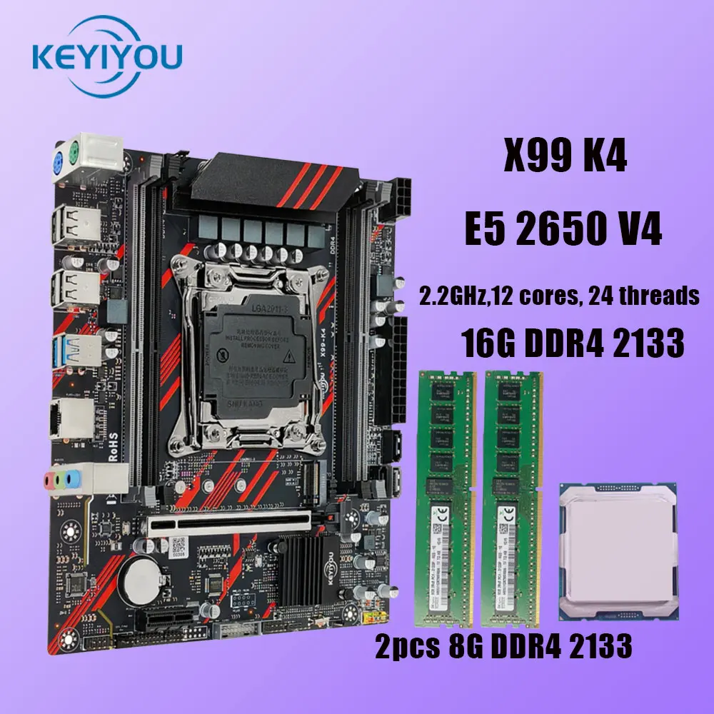 Keyiyou X99 K4 Moth… - image