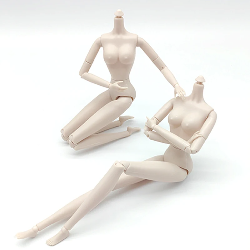 1/6 Articulated Doll Body 30cm-White Skin Posable Mannequin with 20+Joints,NudeFashionFigurefor Outfit Customization&Photography