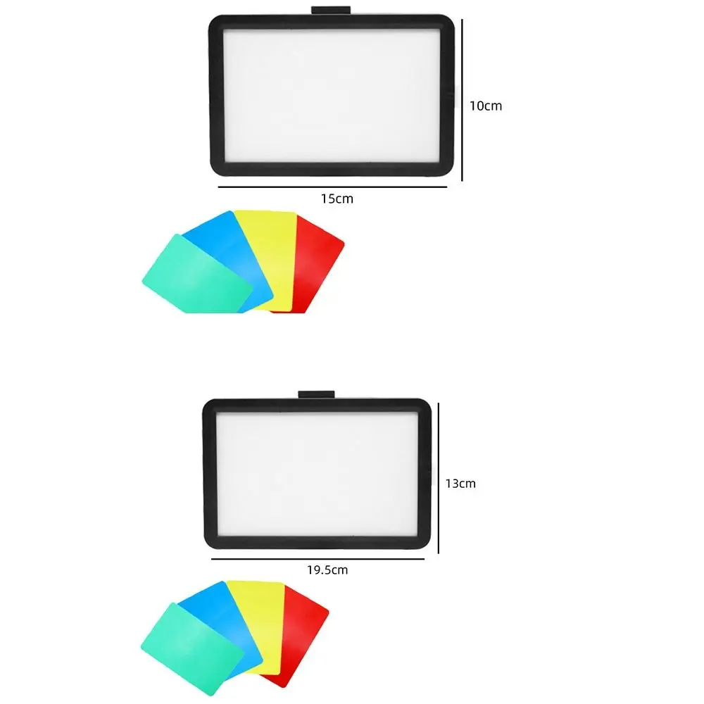 جديد 3000K-6000K LED التصوير ضوء عكس الضوء مشرق استوديو الصور مصباح قابل للتعديل اللون RGB تصفية ضوء البث المباشر