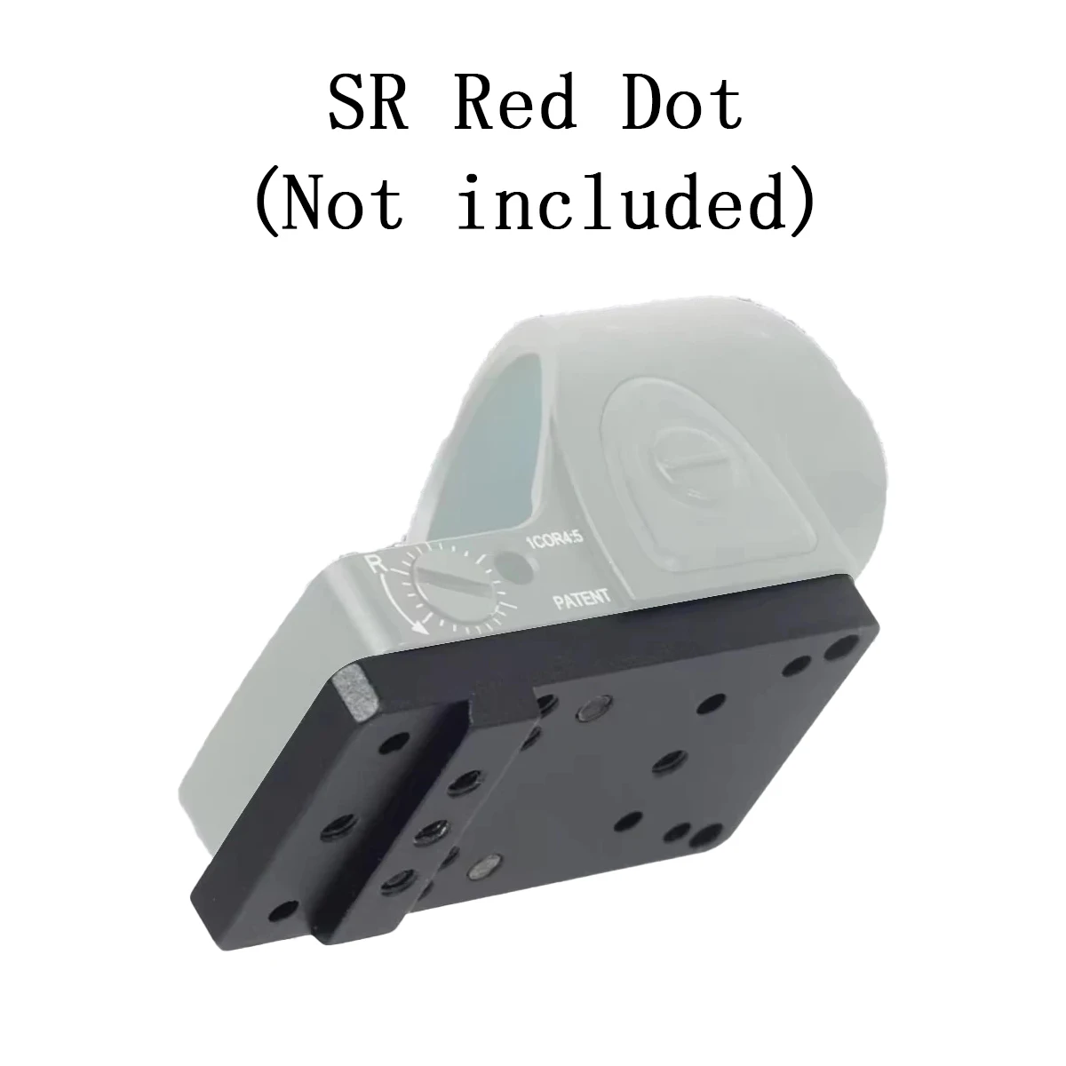 Universal G17 Mount Rear Sight Plate Mount Base Adapter For Glock 17 19 G17 G19 Fit RM VISM VISM-PRO M1 M2 Red Dot Sight view 3