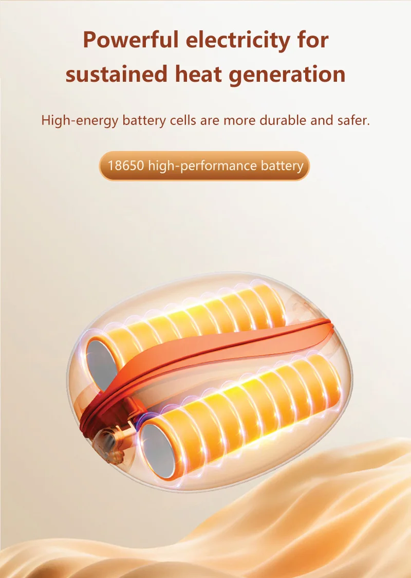 Xiaomi Hand Warmer Rechargeable Magnetic Design Electric Handwarmers 6000mah Split-type Skin-friendly Material Electric Heater