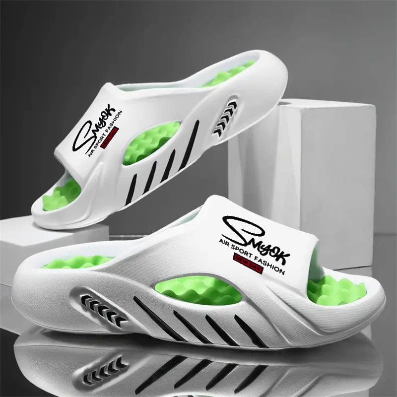 Men's Slippers Fashion EVA Non-slip Slides Casual Slippers Summer Men's Slides Sport Sandals Outdoor Beach Shoes Larger Size image 6