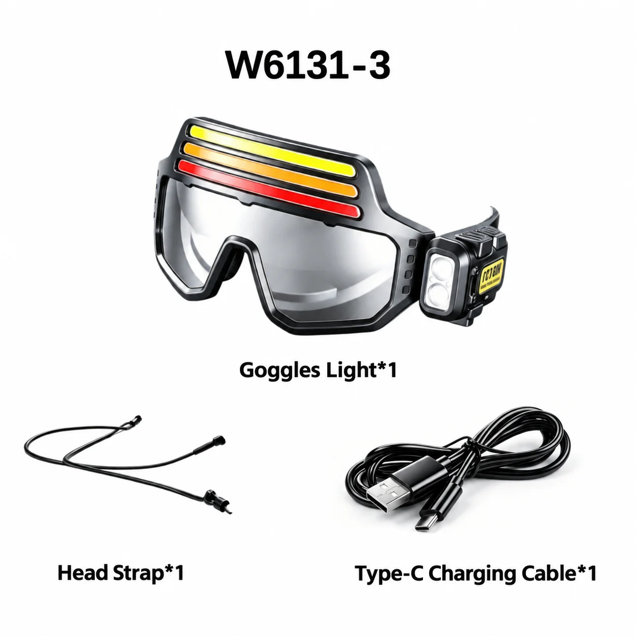Wearable Headlamp Water Resistant Led Headlamp Glasses Headlamp Motion Sensor For Night Cycling Inspection Work Hiking