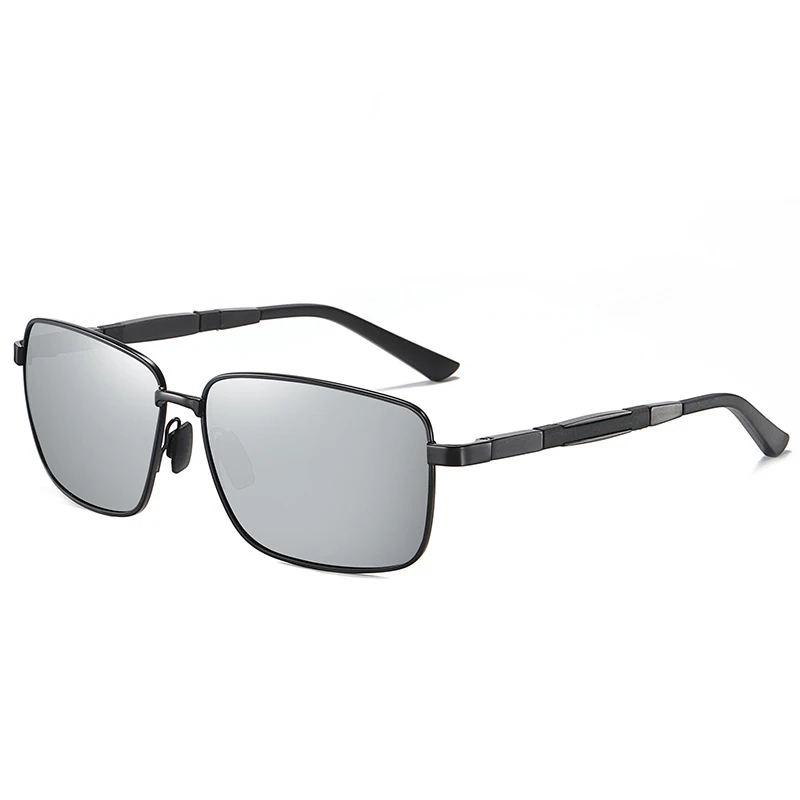 KIZN Aluminum Magnesium Myopia Sunglasses Men Women Polarized Square Goggles Driving Custom Prescription Glasses -0.50 to -6.0