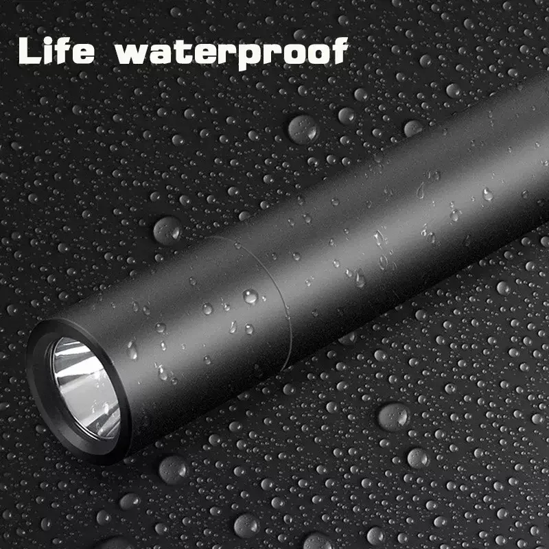 Mini Rechargeable Led Flashlight Waterproof Aluminum Alloy Torch USB Charging Super Bright  Lantern Flashlight SONG MAN Fishing